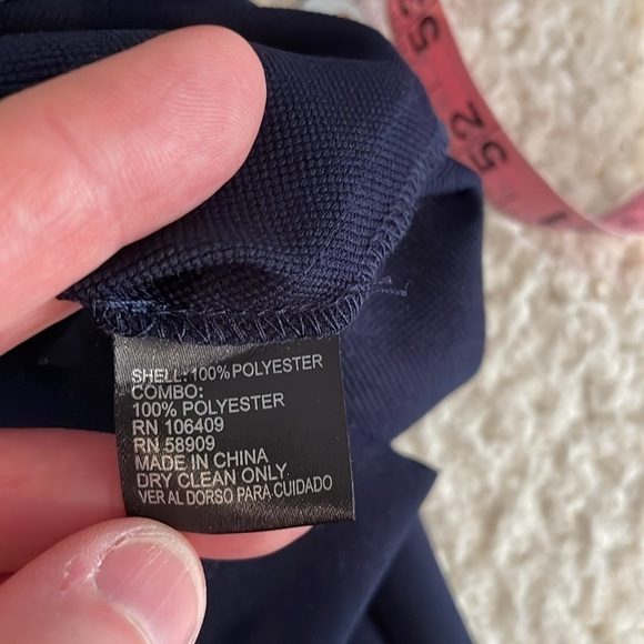 Cremieux Ladies Navy Soft and Lightweight One Piece Pantsuit - Picture 11 of 11